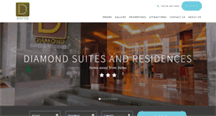 Desktop Screenshot of diamondsuitescebu.com