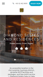 Mobile Screenshot of diamondsuitescebu.com